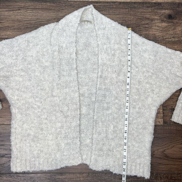 Elisabetta Collection Made in Italy Wool Mohair Cream Cardigan Sweater Sz L - Picture 6 of 7